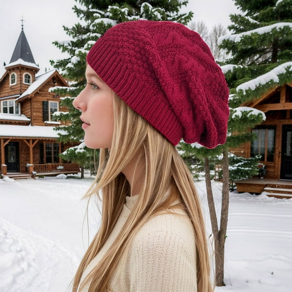 Women Solid Winter Outdoor Hat Hood Hat Cover Knitted Hat down Hats for Men Cold Weather Hat Winter Mens Hat Men Winter Hats Windproof Hat Flannel Hats Men Snow Hats Hats for Mens Hats for Women Cute