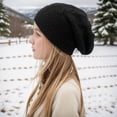 thumbnail image 1 of Women Solid Winter Outdoor Hat Hood Hat Cover Knitted Hat down Hats for Men Cold Weather Hat Winter Mens Hat Men Winter Hats Windproof Hat Flannel Hats Men Snow Hats Hats for Mens Hats for Women Cute, 1 of 4