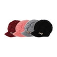 thumbnail image 1 of Women Sparkle Bow Knit Billed Caps, 4 Assorted Color - Pack of 72, 1 of 1