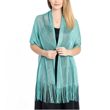 rheane sparkling metallic shawls and wraps for evening party dresses