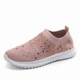 thumbnail image 1 of Women Sparkly Glitter Sneakers Ladies Casual Slip on Trainers Sock Shoes, 1 of 11