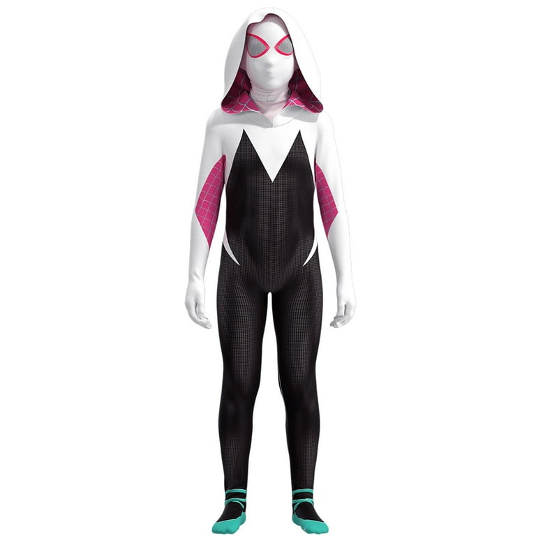  Spider Women Costume Bodysuit Adult with Mask and