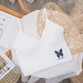 thumbnail image 1 of Women Sport Bra Breathable Adjusted-straps Underwear Butterfly Printed Bra, 1 of 2