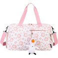 thumbnail image 1 of Women Sport Gym Bag Large Capacity Dry Wet Separation Fitness Duffel Bag with Shoe Compartment in Pink, 1 of 5
