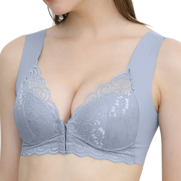 Seamless Bras for Women Wireless Push-Up Bralettes Lace A B