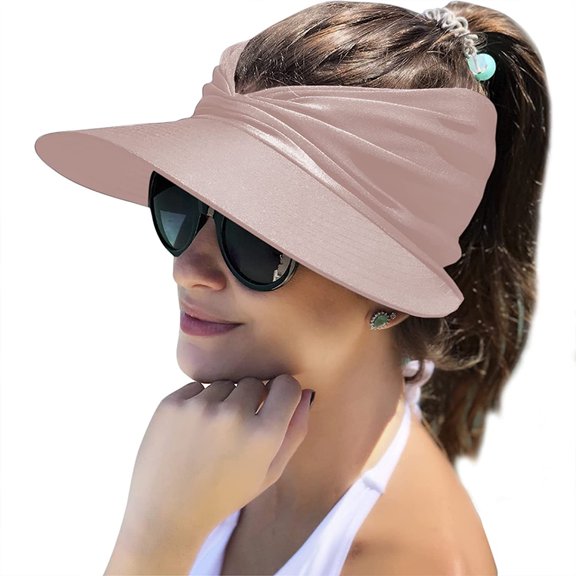 Women Sport Sun Visor Hats,Empty Top Baseball Sun Cap UV Protection