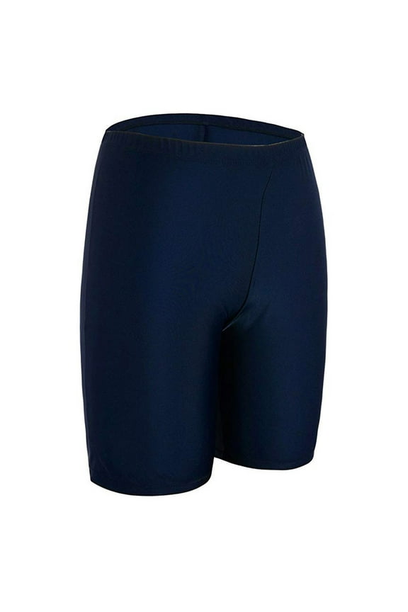 Women Sport Sunscreen Elastic Bathing Bottom Skinny Capris Swim Shorts Trunks Ladies Swimsuit Ladies Swim Wear Sporty Swimsuits for Women with Shorts Long Board Shorts Women's Swimwear plus Sized