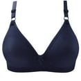 thumbnail image 1 of Women Sports Bra No Underwire Bra Feature V-Neck Nursing Bra Style W-1135 Blue XL, 1 of 3