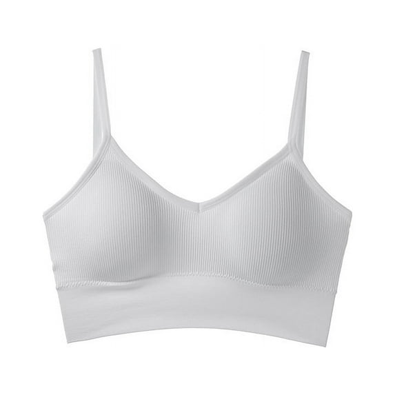 Women Sports Bra Seamless One-Piece Solid Color Wrapped Tube Top