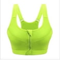 thumbnail image 1 of Women Sports Bra Shock-Proof Running Fitness Zipper Underwear, 1 of 1