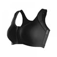 thumbnail image 1 of Women Sports Bras Fitness Super Soft Front Zip Closure Sexy Yoga Running High Shockproof Venting Hole Sport Bra, 1 of 8