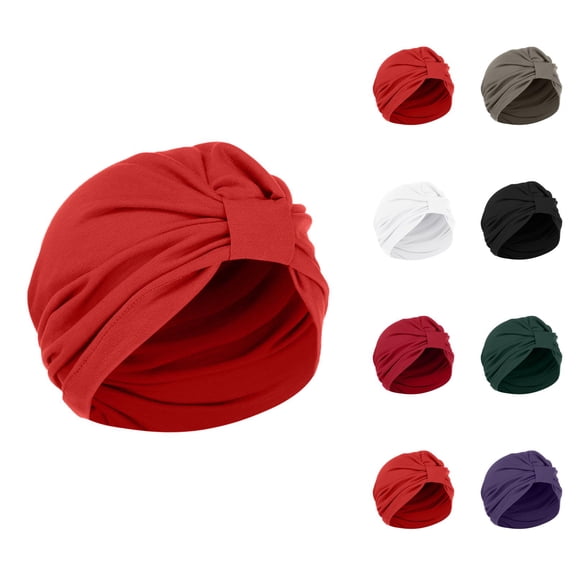 Women Square Head Scarf 80x80 â Turban Wrap Bonnet Hat for Hair Loss, Long Tail Head Cover Cap, Lightweight Modest Hijab Beanie Style Headwrap for Daily Wear, Sleep, Chemo, or Prayer Use