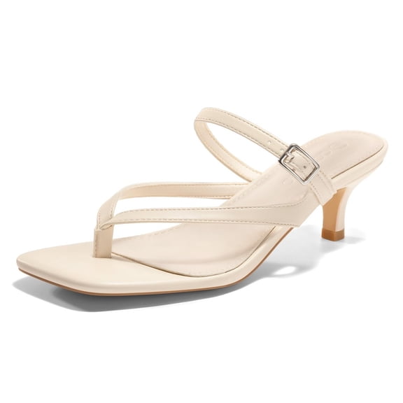 Women  Square Open Toe Low Heel Sandals