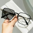 thumbnail image 1 of Women Square Photochromic Gray Oversized Black Reading Glasses 3.75 Men Anti-Blue Light Ultra-Light Readers 3.75 Strength (Photochromic Gray), 1 of 10