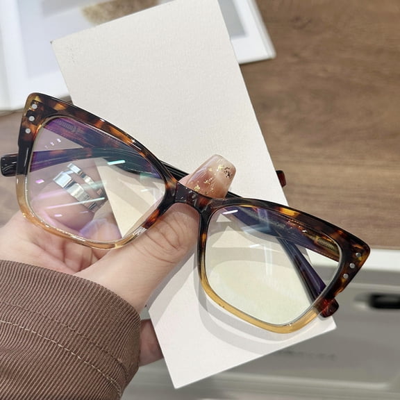 Women Square Reading Glasses 2.50 Tortoise Blue Light Blocking Spring Hinges Tortoiseshell Readers +2.50