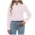 thumbnail image 1 of Women Stain Shield Dress Shirts Long Sleeve Solid Button Down Polyester Spandex Work Business, 1 of 6