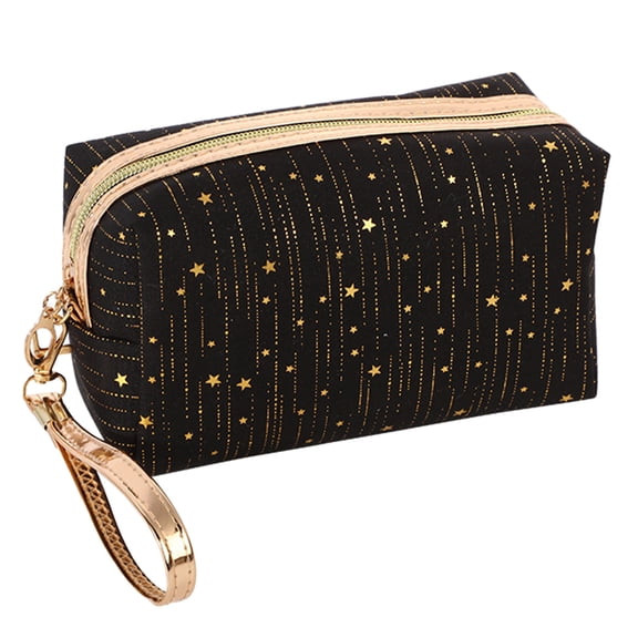 Women Star Decoration Cosmetic Bag Soft Make Up Storage Bag Travel Makeup Toiletry Package Bag Pouch Case