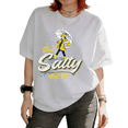 thumbnail image 1 of Women Stay Salty Melt Ice Funny Rainy Day Graphic Tees T-Shirt Casual Tops Short Sleeve Round Neck White S-5XL, 1 of 5