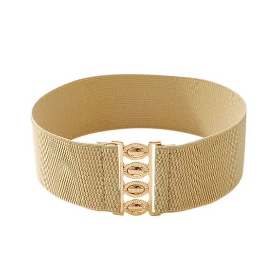 Women Steampunk Corset Belt Medival Elastic Waist Belt for Dresses Khaki Free Size
