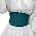 thumbnail image 1 of Women Steampunk Corset Belt Medival Elastic Waist Belt for Dresses Sky Blue S, 1 of 5