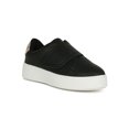 thumbnail image 1 of Women Strap Vamp Band Round Toe Flat Sneaker 19350, 1 of 1