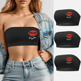 thumbnail image 1 of Women Strapless Bandeau Bra Kiss Me Design Tube Tops Bra Bralette Seamless Comfortable Bra, 1 of 5