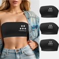 thumbnail image 1 of Women Strapless Bandeau Bra Printing Patten Tube Tops Bra Bralette Seamless Comfortable Bra, 1 of 5