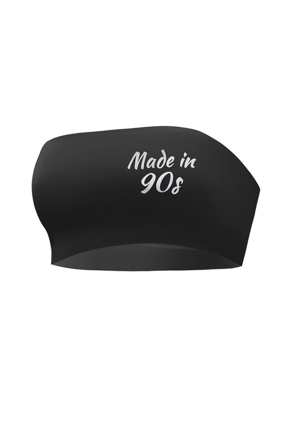 Women Strapless Bandeau Bra Printing Patten Tube Tops Bra Bralette Seamless Comfortable Bra