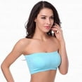 thumbnail image 1 of Women Strapless Bra Bandeau Tube Removable Padded Top, 1 of 2
