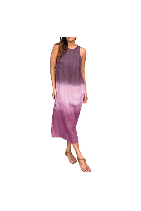 Women Strapless Casual Loose Ruched Long Maxi Dress