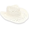 thumbnail image 1 of Women Straw Cowboy,Hats Beach Panama Straw Cowboy Hats,Foldable Vacation Beach Sun Hat with Wide Brim for Summer Cowboy Hats, 1 of 5