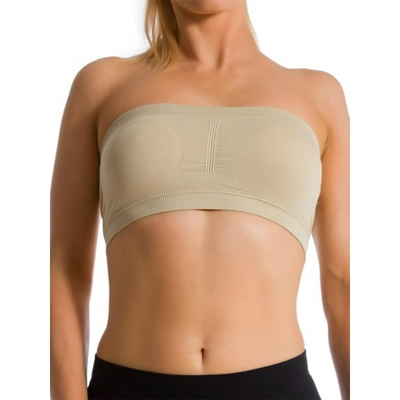 Women Stretch Yoga Sports Bra Wire Free Bandeau With Removable Pads