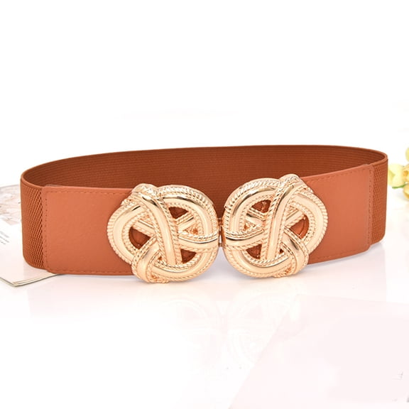Women Stretchy Belt For Dresses Vintage Elastic Wide Waist Belt Nylon Ski Belt Wide Dark Belt Belt Expandable Belt Belt Bag for Women Youth Cowboy Belt Buckle Dark Leather Dress Belt Dress Belts for