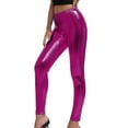 thumbnail image 1 of Women Stretchy Leather Leggings Polyester High Waisted Sexy, 1 of 3