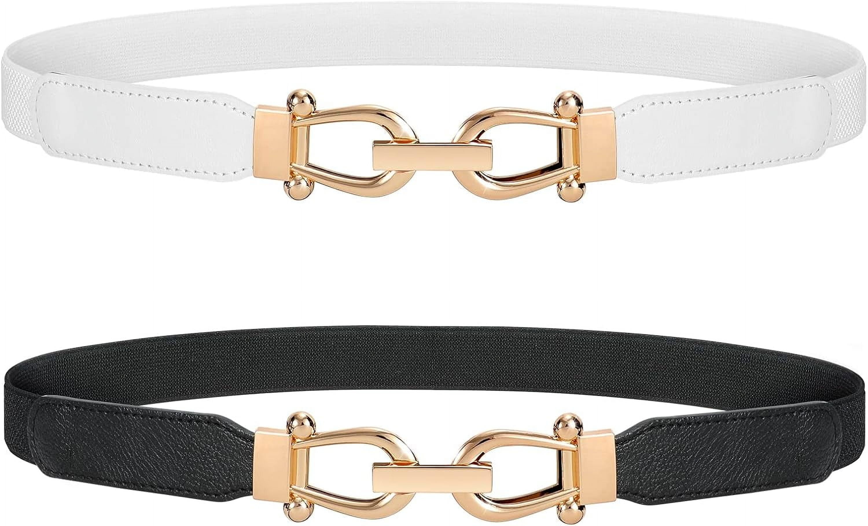Women Stretchy Waist Belt Retro Elastic Skinny Belt for  display picture 1