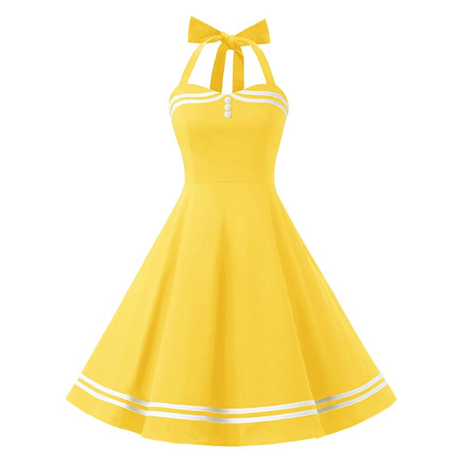 Retro halter shop dress