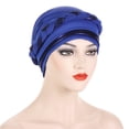 thumbnail image 1 of Women Stylish Braided Plait Stretch Turban Beanie Hat Hair Head Wrap Elastic Cap, 1 of 1