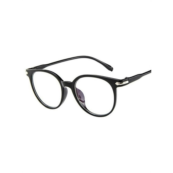 Women Stylish Oval Non-prescription Eyeglasses Clear Lens Eyewear