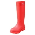 thumbnail image 1 of Women Stylish Rain Boots Waterproof Rubber Boots Durable Slip Resistant Muck Boots Tall Water Fishing Shoes Comfort Knee High Work Outdoor Gardening Farming, 1 of 4