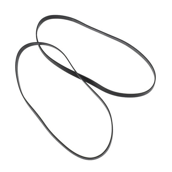 GETAJGHSD 2Set Easy to Install Turntable Accessories Rubber Pulley Belt for Music Listening 5.8x0.2x0.2in