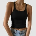 thumbnail image 1 of Women Summer Casual Basic Graphic Tanks Vest Funny Beach Vacation Classic Fit Shirt 4 Large Top Women Active Crop Tops Women Top plus Size Wardrobe Women Tops Workout Tops for Women 3 4 Sleeve Crop, 1 of 3