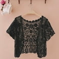 thumbnail image 1 of Women Summer Casual Fashion Short Thin Hollow Knitted Lace Versatile Cardigan Shoulder Cover up for Dresses Dress Cover up Shawl Shawl Wraps for Women plus Size Womens Scarf Warm Shawl Blanket for, 1 of 3