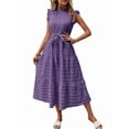 thumbnail image 1 of Women Summer Casual Midi Maxi Dresses Short Sleeve XXL, 1 of 9