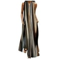 thumbnail image 1 of Women Summer Casual Sleeveless Print V Neck Maxi Loose Dress Boho Beach Long Sundress with Pockets Womens Dresses, 1 of 4