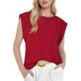 thumbnail image 1 of Women Summer Casual Tank Wine Red XXL, 1 of 4