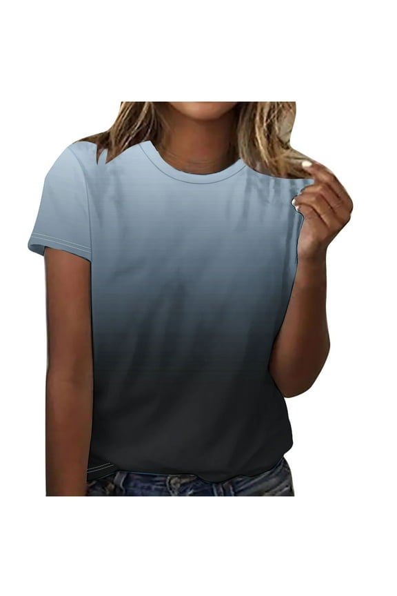 Women Summer Clothes Cheap Womens Tops Short Sleeve Casual T Shirts for Women Tie Dye T Shirt T Shirts