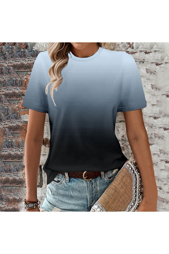 Women Summer Clothes Cheap Womens Tops Short Sleeve Casual T Shirts for Women Tie Dye T Shirt T Shirts