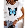 thumbnail image 1 of Women Summer Clothes Graphic T-shirt Fashion Short Sleeve Print Love Style 90s Trend Cute T Shirt Clothing Tee Female Top, 1 of 7