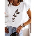 thumbnail image 1 of Women Summer Clothes Graphic T-shirt Fashion Short Sleeve Print Love Style 90s Trend Cute T Shirt Clothing Tee Female Top, 1 of 7