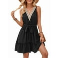 thumbnail image 1 of Women Summer Dresses Sleeveless Casual Loose Swing Midi Dress, 1 of 9